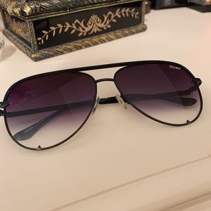 Quay Black Highkey Aviators